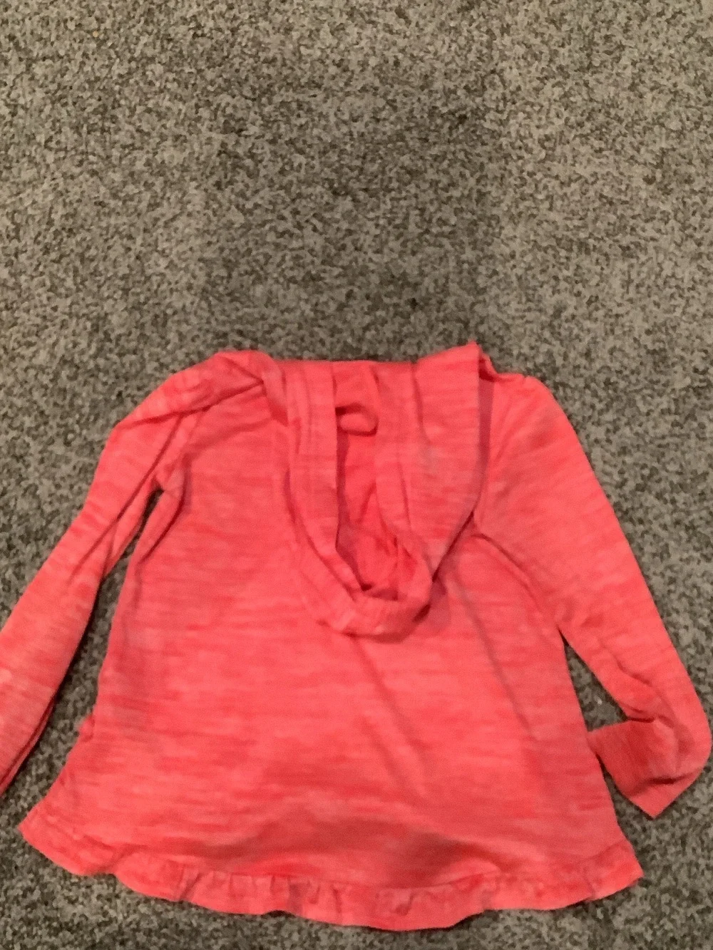 Nike Girls Coral Hooded Logo Sweatshirt